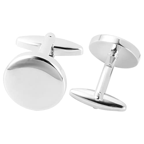 Image of GWD Cufflinks and Tie Clip Set Personalized Cuff Links Business Wedding
