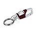 Key Chain 2 Key Rings Stainless Steel Heavy Duty Car Keychain for Men and Women - Wine with Gift Box