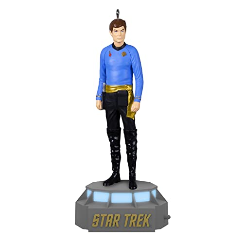 Hallmark Keepsake Weihnachtsschmuck 2022, Star Trek Spiegel, Spiegelkollektion - Knochen, Doctor Leonard McCoy, Licht und Sound
