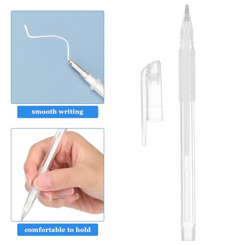 Healeved Augenbrauenstifte, wasserfest, 3 Stück, Hautmarker, weiße Augenstifte, für Augenbrauen, Lippen, Körperkunst – Filzstift, Haut, Tattoo, Weiß, Augenbrauen