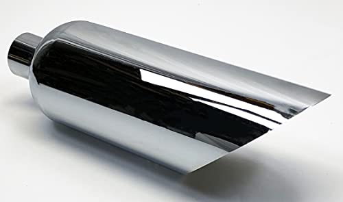 Wesdon Exhaust Tip 6.00 Outlet 2.50 Inlet 18.00 Long Slant