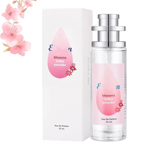 Qcvkou Elyven Baby Powder Perfume, Elyven Fresh Scent Perfumes Fragrance Body, Baby-Soft Perfume Spray, An Eau De Parfum, 35ml (Floral)