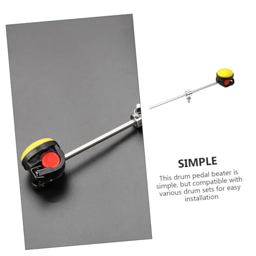 Pedal de Batería Totority para Bombo Amarillo miniatura 3