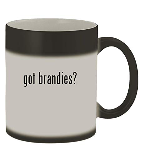got brandies? - 11oz Magic Color Changing Mug, Matte Black