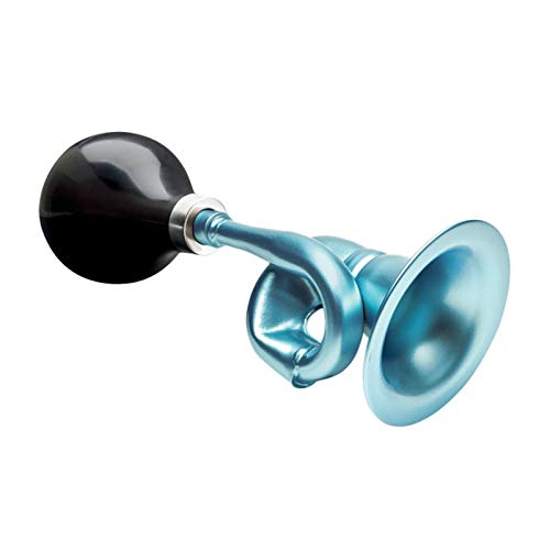 Electra Bicycle Electra Bugle Horn Fahrrad Ball Hupe Tröte Klassisch Retro Signal Klingel, 5409, Farbe metallicblau