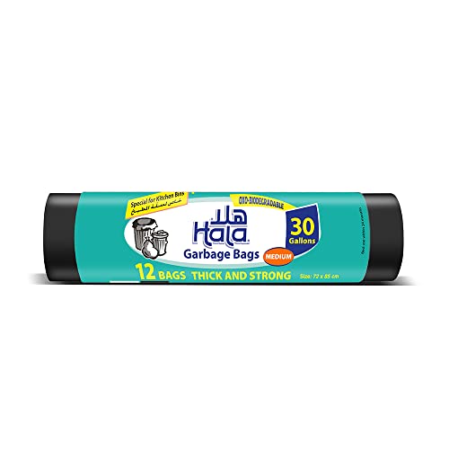 Hala Garbage Bags 30 Gallons 12 Bags