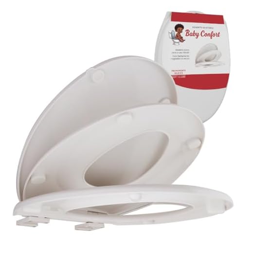 CIVITT Assento Vaso Sanitario Magnético 2 Em 1 Infantil E Adulto Soft Close Universal, Branco