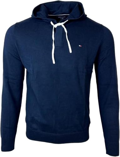 Tommy Hilfiger Victor Popover Hoodie (Tommy Navy,XL)