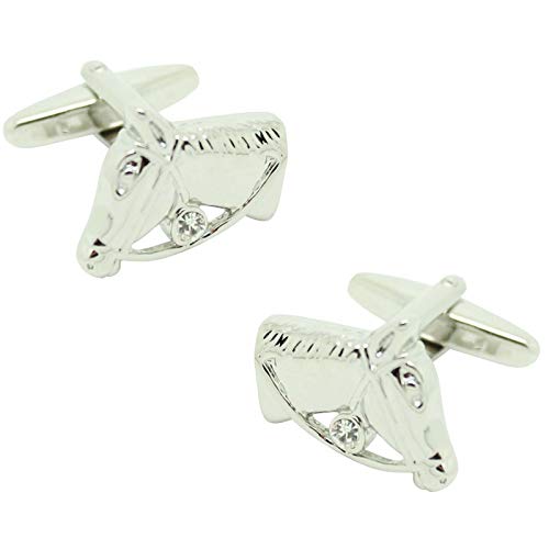 Gemelos de cabeza de caballo de cristal el regalo original para jinetes y aficionados