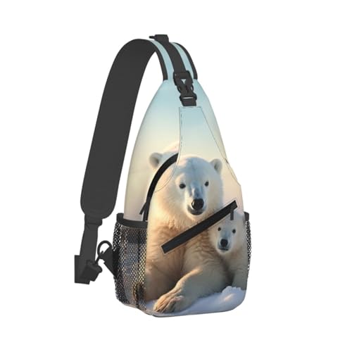 Small Sling Bag para Mujer y Hombre Negro