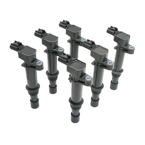 6PCS Ignition Coils on 56028138AB 56028138AD Compatible With Dodge Compatible With Mitsubishi V6 3.7L V8 4.7L UF270