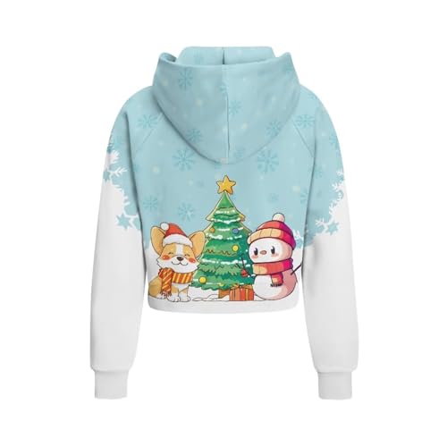 Girls Hoodies Half Zip Pullover Cute Clothes Fall Sweatshirt Crop Tops for Teen Girls Kids Jackets with Pockets 5-142