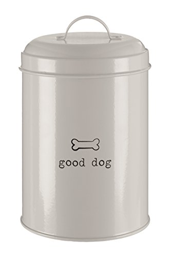 Premier Housewares Adore Pets Good Dog Food Storage Canister, 1.2 L - Natural