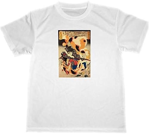 Amazon 歌川国芳 ネコ ドライ Tシャツ 猫 グッズ 浮世絵 Tシャツ カットソー 通販