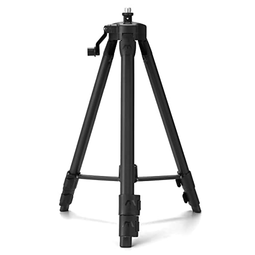 Moniss Tripé de nível a laser de 1,2 m de altura ajustável, liga de alumínio, barra de extensão, sup