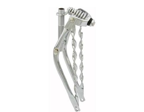 Alta Straight Classic 20" Spring Fork 1" With Flat Twisted Bars Chrome. #TOP19