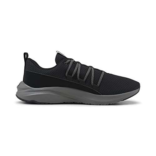 PUMA PUMA Mens Softride One4all Cross Trainer, PUMA Mens Black-CASTLEROCK-Lime Squeeze, 10
