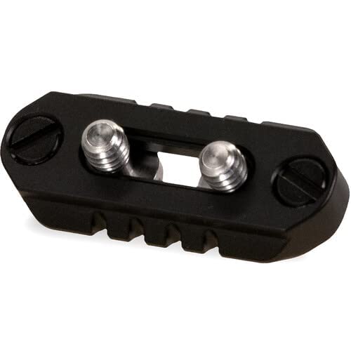 TILTA TA-AMB5-B - Staffa di montaggio per monitor con attacco da 1/4-20 con morsetto NATO, girevole a 360° e supporto per monitor regolabile a 175°, carico utile massimo 2 kg