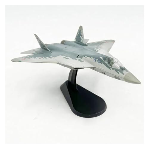 Regalo de metal avión militar SU-57 fuerza aérea número 01 hobby