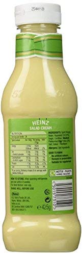 Heinz Salad Cream Squeezy, 425 Grams,(4 Pack)
