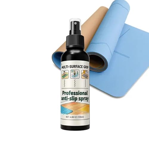 Spray Para Esterillas De Yoga,120ml con Limpieza Profunda y Antideslizante - Spray Limpiador De Equipo De Fitness - Para Mujeres Hombres Principiantes Fitness Pilates y Lucha