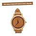 Imagen de VALICLUD Reloj de Pulsera de Madera de Bambú Unisex Cuarzo Esfera de Madera Natural Correa Estilo Minimalista para Uso Diario y Ocasiones Casuales