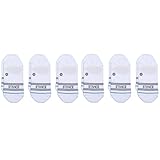 Stance Basic No Show Socks [6 Pack] (Medium, White)