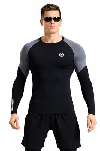 Image of NEVER QUIT Men Slim Fit Sports, Gym T-Shirt Black Color