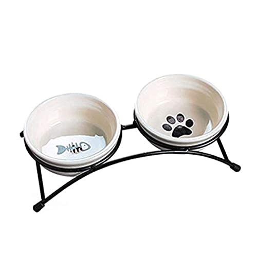 Cartoon Style Ceramic Feeder Pet Bowl