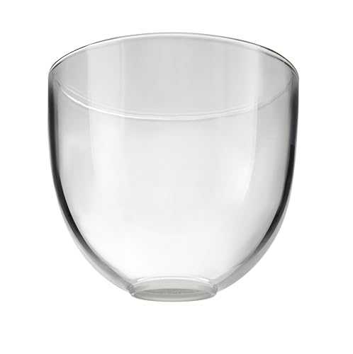 Image of Aspen Creative 23623-60-3, Clear Glass Shade for Lighting Fixture /Vanity Light /Wall Light, Size: 5-3 /4 inch D x 5-1 /8 inch H, 3Pcs /Pack