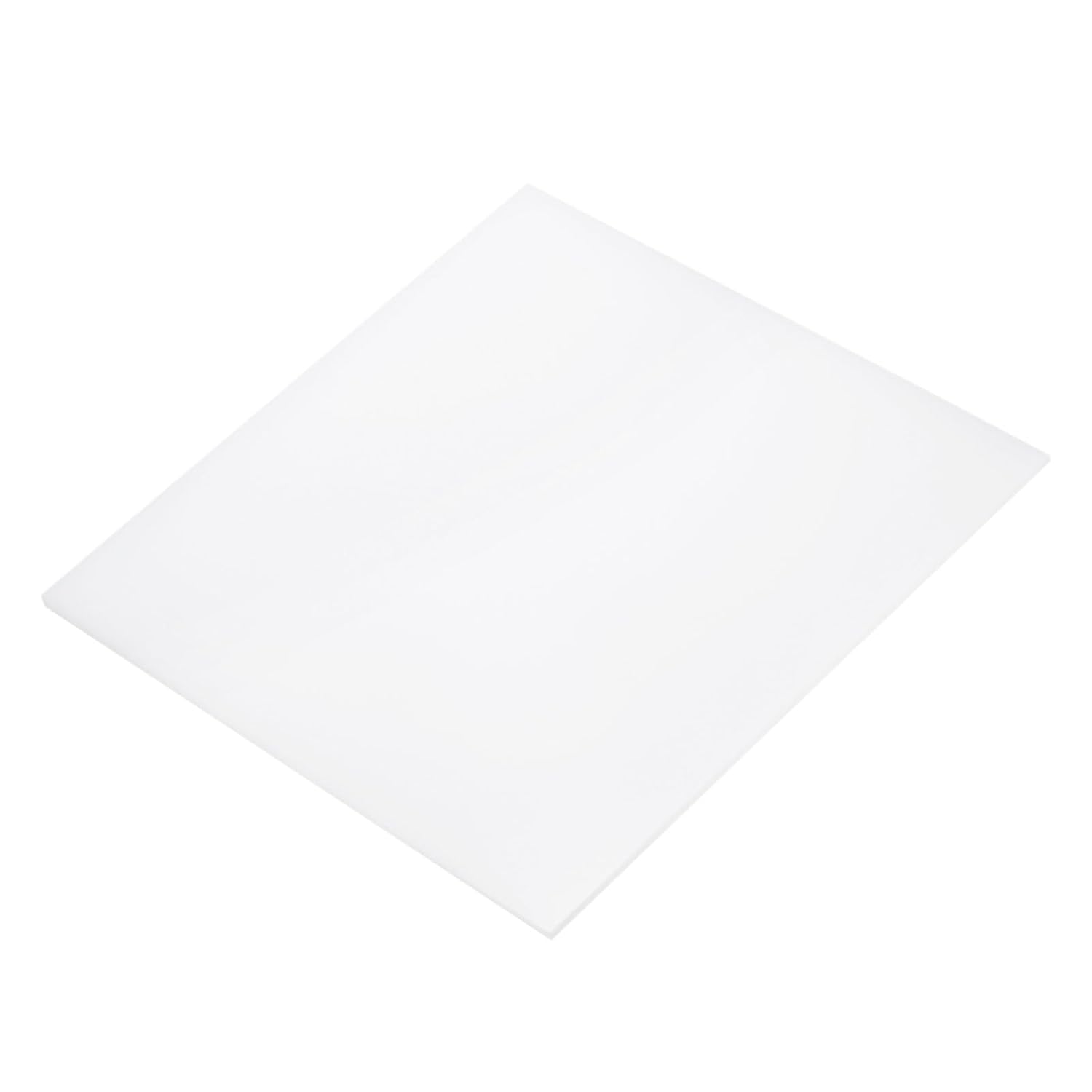 DMiotech 12 x 12 x 1/16 Inch Plastic UHMW Sheets, Ultra High Molecular Weight Polyethylene, Opaque White Polyethylene Board for Automotive, Chemical, Manufacturing, DIY Home Kitchen
