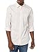 Amazon Essentials Men's Long-Sleeve Slim-Fit Stretch Poplin Shirt, Pink, X-Large