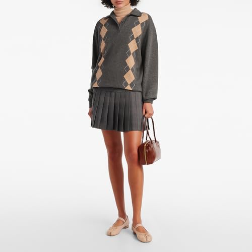 Caradise Women's Mary Jane Ballet Flat Shoes Round Toe Ballet Kitten Heel Pumps Comfort Low Heel Work Office Shoes3