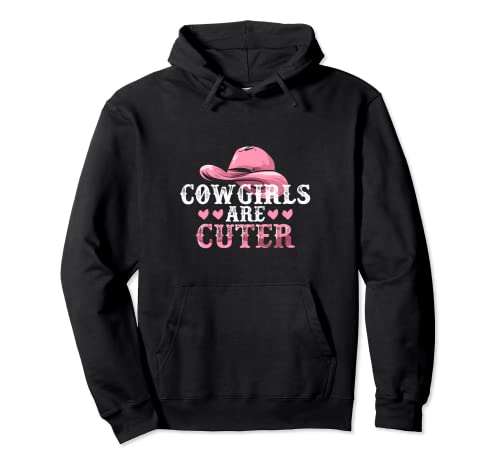 Western Texas Cowboy Rodeo estilo para niñas amantes de los caballos Sudadera con Capucha