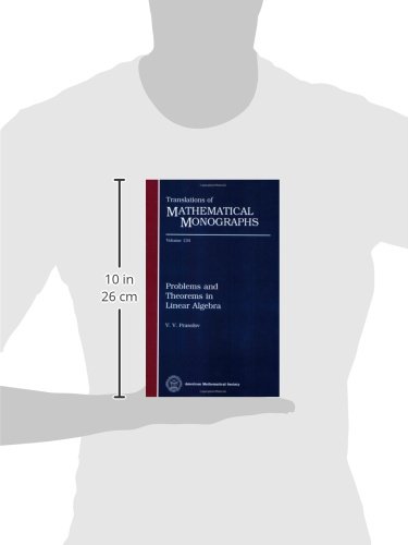 Problems and Theorems in Linear Algebra (Translations of Mathematical Monographs, Vol. 134)
