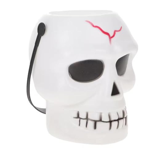 perfk Panier-Cadeau de Bonbons d'halloween, Seau Portable pour farces ou friandises, Fournitures de fête d'halloween pour Salons, Festivals et cafés