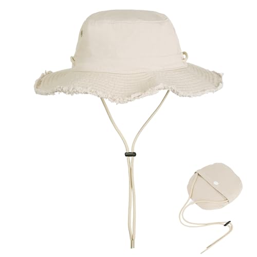 Sombrero tipo Bucket para mujer y hombre, protección UV miniatura 1