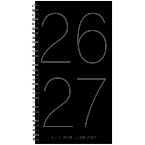 Planificador semanal académico 2027 Willow Creek Press agenda negra organizadora