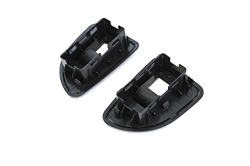 Red Hound Auto Rear Window Switch Bezels Driver And Passenger Side Left Lh Right Rh For 2009-2013 Compatible With Chevrolet Gmc Silverado Sierra 1500 2500Hd 3500Hd Black #TOP3