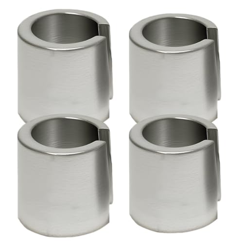 UHANBUT 4 peças de calços de terminal de bateria de carro, adaptadores de terminal de terminal de bateria automotiva para positivos e negativos, mangas catódicas de ânodo de chumbo puro, acessórios