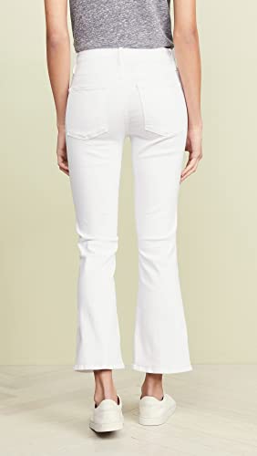 Frame Women's Le Crop Mini Boot Cut Jeans, Blanc, White, 26 #TOP2