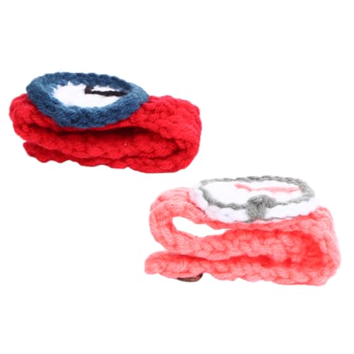 2pcs Bonding Bracelets for Couples Bond Bracelets for Couples Knitted Watches Funny Simulation