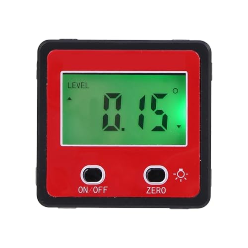 Rapporteur d'angle numérique avec base aimantée et affichage LCD automatique