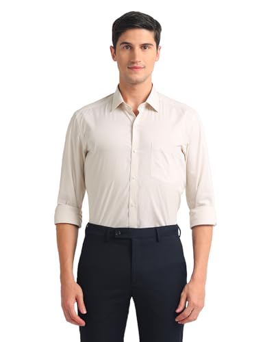 Image of Arrow Formal Mens Off-White Shirt