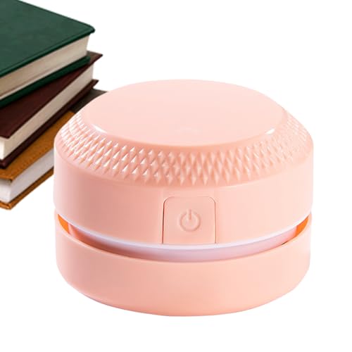 YRTUOP Limpiador De Mesas Pequeñas,Herramienta Pequeña Limpiadora De Polvo para Escritorio | Aspiradora 360° Silenciosa para De Mascotas Teclado Escritorio Sala De Manualidades