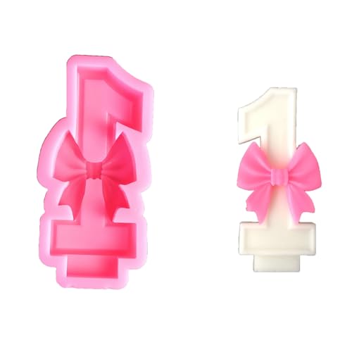 Molde de silicona flexible para crear hermosas formas de lazo. Números de silicona para decoración de pasteles