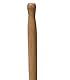 WC-Bürste, antibakteriell, hygienisch, mit langem Griff (8 x 35 cm) (Holz)
