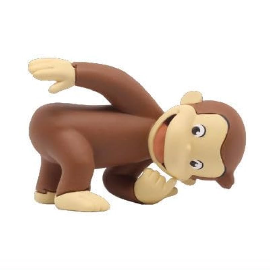 BANDAI - おさるのジョージア Full Set) Curious George - Capsule toys (全4種セット