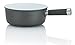 kela, Padella per fonduta in Alluminio pressofuso, Rivestita in Ceramica, idonea per fornelli a induzione, capacità 1 litro, Grigio (Grau)