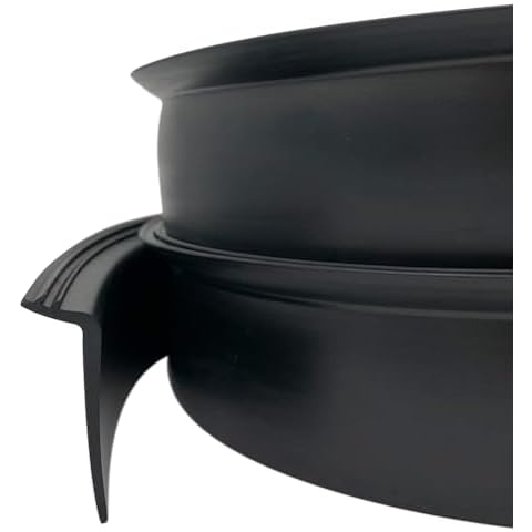 Tintvent RV Slide Out Wiper Seal, RV Camper Replacement Kit for 1-1/2" R854056 Rubber Seal Strip(Clip on), 26.3Feet Cover